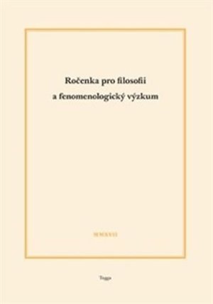 Ročenka pro filosofii a fenomenologický výzkum 2017