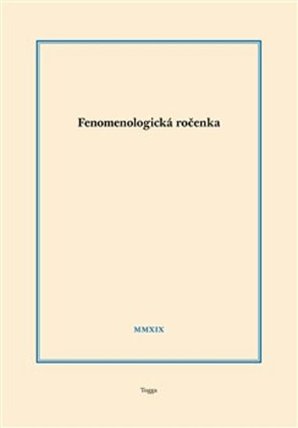 Fenomenologická ročenka 2019