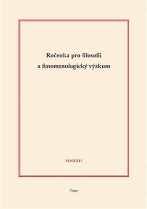 Ročenka pro filosofii a fenomenologický výzkum 2022