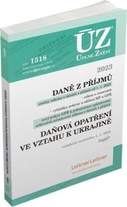 ÚZ č. 1518 - Daně z příjmů 2023