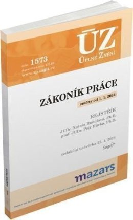 ÚZ 1573 Zákoník práce