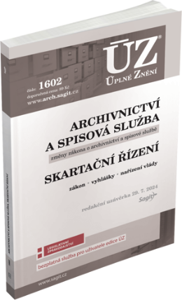 ÚZ č. 1602 - Archivnictví a spisová služba, Skartační řízení