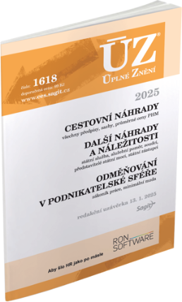 ÚZ 1618 Cestovní náhrady, 2025
