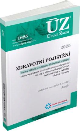 ÚZ 1625 Zdravotní pojištění