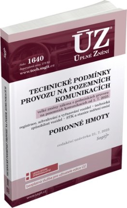 ÚZ 1640 Technické podmínky provozu
