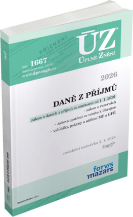 ÚZ 1667 Daně z příjmů