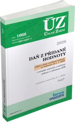 ÚZ 1668 Daň z přidané hodnoty