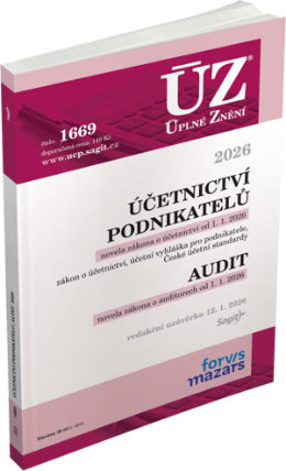 ÚZ 1669 Účetnictví podnikatelů
