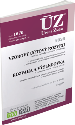 ÚZ 1670 Vzorový účtový rozvrh