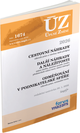 ÚZ 1674 Cestovní náhrady