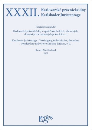 XXXII. Karlovarské právnické dny