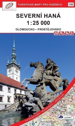 Severní Haná 1 : 25 000 turistická mapa