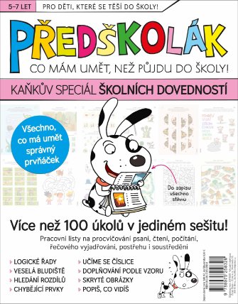 Předškolák speciál – Kaňkův speciál školních dovedností