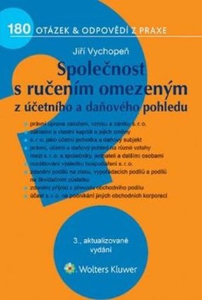 Společnost s ručením omezeným z účetního a daňového pohledu
