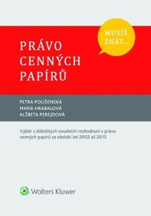 Musíš znát...Právo cenných papírů