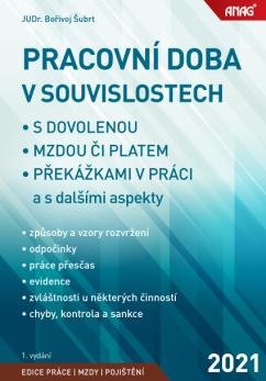 Pracovní doba v souvislostech s dovolenou, mzdou či platem, překážkami v práci a s dalšími