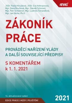 Zákoník práce, prováděcí nařízení vlády a další související předpisy s komentářem k 1. 1. 