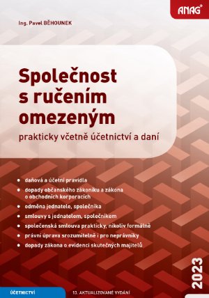 Společnost s ručením omezeným – prakticky včetně účetnictví a daní 2023