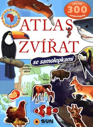 Atlas zvířat se samolepkami