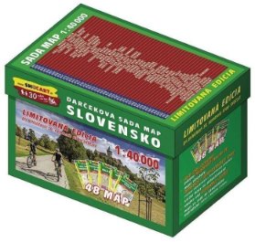 Dárková sada map 1:40.000 SLOVENSKO