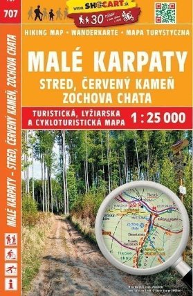 707: Malé Karpaty-Stred, Červený Kameň 1:25 000