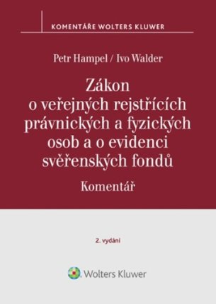 Zákon o veřejných rejstřících právnických a fyzických osob a o evidenci svěřenských fondů
