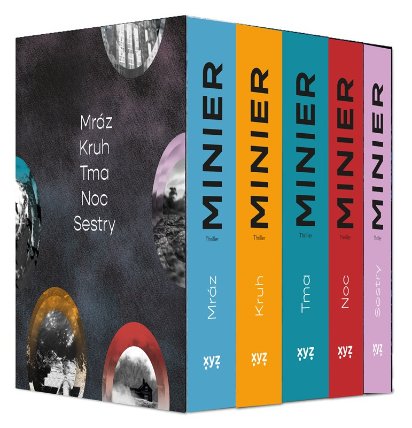 5x Bernard Minier BOX (Mráz, Kruh, Tma, Noc, Sestry)