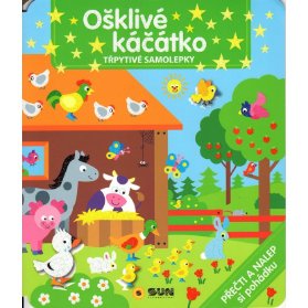 Ošklivé kačátko - Třpytivé samolepky