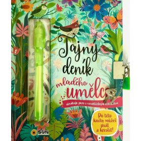 Tajný deník mladého umělce - Klíček a pero s neviditelným inkoustem