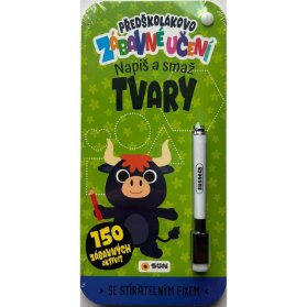 Předškolákovo zábavné učení - TVARY - napiš a smaž