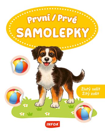 První / Prvé samolepky - Žlutý sešit / Žltý zošit