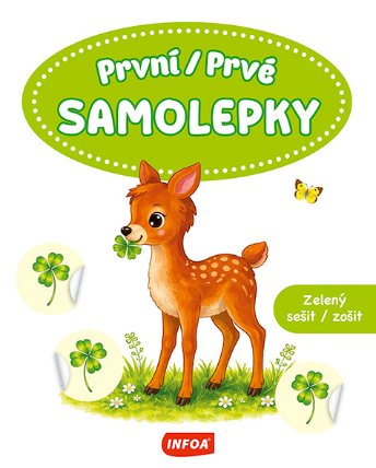 První / Prvé samolepky - Zelený sešit / Zelený zošit