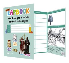 Školní lapbook: Vlastivěda - Nejstarší české dějiny pro 4. ročník ZŠ