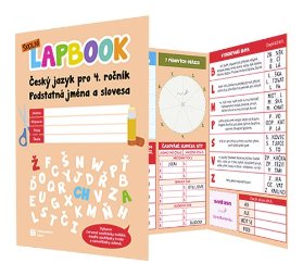 Školní lapbook: Čeština - Podstatná jména a slovesa pro 4. ročník ZŠ
