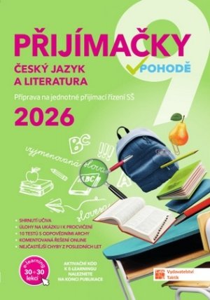 Přijímačky 9 Český jazyk a literatura + E-learning 2026