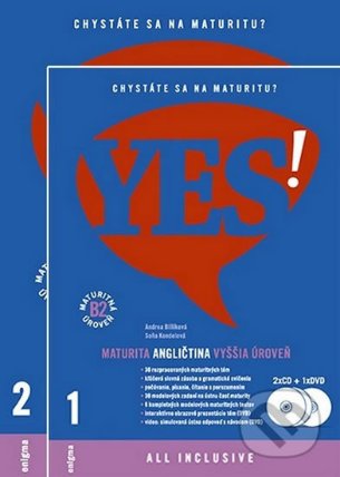 YES! Angličtina - nová maturita - vyššia úroveň + 2CD + DVD (B2) SK verzia