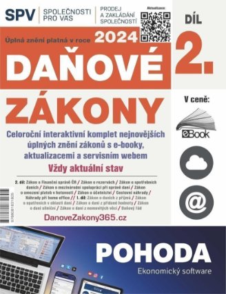 Daňové zákony 2024 (Díl 2.)