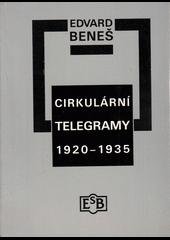 Cirkulární telegramy 1920 - 1935