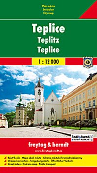 Teplice 1:12 000 (plán města)