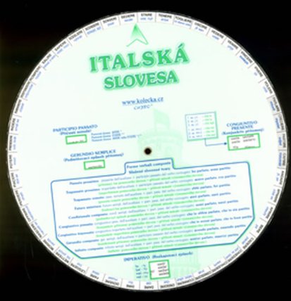 Italská slovesa (kolečko)