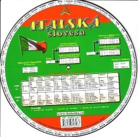 Italská slovesa - nová (kolečko)