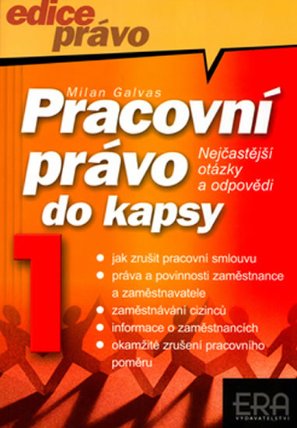 Pracovní právo do kapsy 1 - edice Právo
