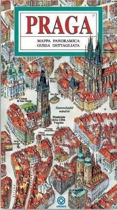 Praha - mapa panoramatická IT