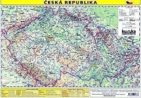 Česká republika - mapa A4 lamino