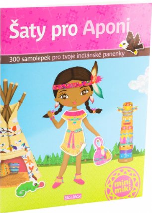 Šaty pro Aponi - kniha samolepek