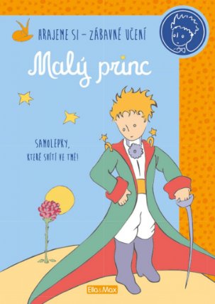 Malý princ - kniha aktivit - oranžové samolepky