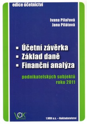 Účetní závěrka - Základ daně - Finanční analýza