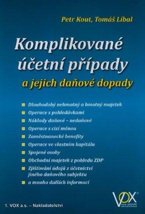 Komplikované účetní případy a jejich daň