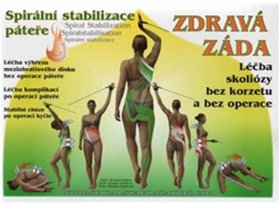 Zdravá záda - Cvičební Set, spirální stabilizace páteře (kniha Zdravá záda, CD, cvičební l