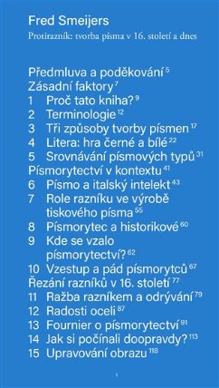 Protirazník: tvorba písma v 16. století a dnes